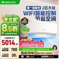 格力【价保618】京韵 新一级能效变频冷暖 双排铜管 小客厅大卧室壁挂空调大挂机 国家补贴 以旧换新 京韵 2匹 50GW/NhKe1BAj一级能效
