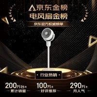 艾美特(AIRMATE)【小暴风】空气循环扇大风量摇头电风扇家用台式落地扇升级加高换气轻音柔风小风扇 FA18-X115