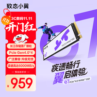 致态SSD固态硬盘 M.2接口 PCIe4.0 长江存储原厂颗粒 AI电脑配件笔记本硬盘台式机 【2TB】 小翼e7