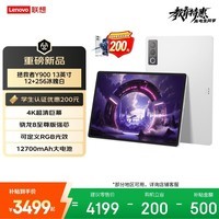 联想(Lenovo)拯救者Y900新款13英寸AI Pad平板电脑电竞游戏 4K 高刷骁龙8至尊版 12+256白学生教育优惠国家补贴