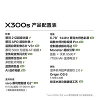 vivo X300s 12GB+256GB 银白 蔡司2亿超级主摄 APO超长焦 144Hz大师屏 拍照 AI手机【京东快递】