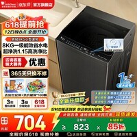 小天鹅（LittleSwan）波轮洗衣机小型 全自动家用8KG 一级能效节能省水省电 可选直驱变频 以旧换新 出租房宿舍 租房优选 | 超净洗1.15洗净比 | 8KG 波轮