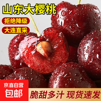 山东大樱桃【JD-多地次日达】新鲜水果车厘子国产生鲜水果端午节 4斤(净重) 【超划算】带箱5斤 超甜【单果20-26mm】