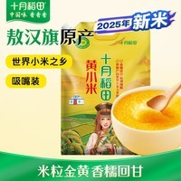十月稻田 赤峰黄小米1kg 内蒙古敖汉旗 小米杂粮 小米黄小米 新米 早餐