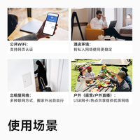 glinetMT3000无线路由器wifi6千兆家用高速2.5G网口nas网络存储迷你小型便携5G双频USB支持防火墙 蓝 GL-MT3000【无插头】