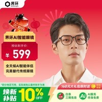 界环(SUPERHEXA)AI智能眼镜非AR 实时翻译音频眼镜 无线蓝牙耳机 会议助手 经典多边形款 曜石黑 科技礼物