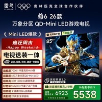 FFALCON雷鸟 【固定挂架送装一体】鹤6 26款 85英寸电视 以旧换新补贴 288Hz 游戏电视机85R69A