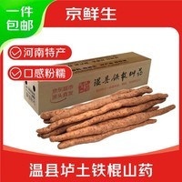 京鲜生 河南焦作温县垆土铁棍山药净重5斤 单根40cm+ 蔬菜 源头直发