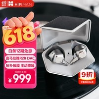 HIFIMAN(海菲曼)Svanar Wireless大天鹅真无线 主动降噪蓝牙耳机 入耳式无线耳机 HIFI音质