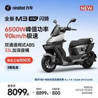 九号(Ninebot)【新品】九号全新M3 100 闪骑 外卖通勤 智能电动车 长续航电摩【门店自提】 到门店选颜色