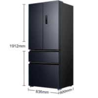 容声502L法式多门冰箱超薄零嵌入式蓝光养鲜一级能效变频风冷无霜节能大容量BCD-502WD2MPQ国家补贴