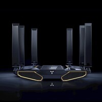 中兴(ZTE)问天BE7200Pro+ WiFi7家用路由器双频聚合游戏加速8颗独立信号放大器满血2.5G网口【赠品版】