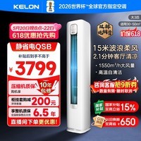 科龙（KELON）空调【咨询更优惠】 静省电大3匹柜机 新一级能效 直流变频 自清洁低噪柔风客厅立柜式家用 大3匹 【咨询更优惠】新升级72QSX1B