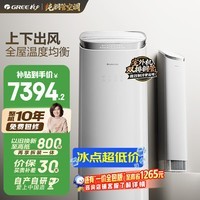 格力空调 京致 3匹 新一级能效变频 纯铜管上下出风舒适风不吹人客厅柜机 国家补贴 KFR-72LW/NhAj1BGj