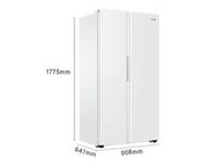 海尔冰箱出品统帅(Leader)538L对开门冰箱家用大容量一级能效风冷无霜LSS-560WL9以旧换新国家补贴15%