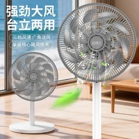 扬子（YAIR）电风扇/平面扇/落地扇/家用立式摇头20叶电扇 轻音 节能大风量 台式桌面小型摇头宿舍电扇 普通款 旋钮控制【台立两用】