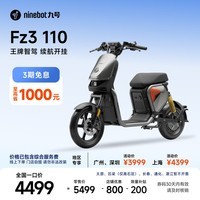 九号(Ninebot)九号电动Fz3 110 新国标电自 智能长续航电动自行车【门店自提】 到门店选颜色