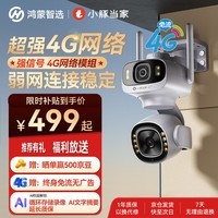 鸿蒙智选室外摄像头鲸瞳4G版支持华为智慧生活小豚当家用监控器无网室户外农村高清360度无死角全彩夜视