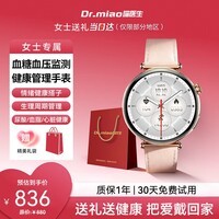 喵医生【女士礼物】华为鸿蒙适用高精度动态血压监测血糖趋势研究血脂尿酸心电非医疗级智能手表礼物