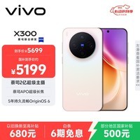 vivo X300 16GB+512GB 幸运彩 蔡司2亿超级主摄 蔡司APO超级长焦 5年持久流畅OriginOS 6 拍照 AI手机