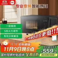 米家小米智能变频微波炉P1 家用多功能 平板式速热 分类解冻 一级能效 食品级内胆 20L容量