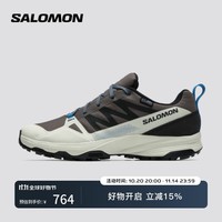 萨洛蒙(Salomon)男款 城市轻户外防水透气稳定抓地运动轻量登山徒步鞋 SALIBA WP 铁灰色 477981 40.5 (UK7丨 40 2/ 3)