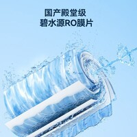 京东京造净水器家用净水机白犀1000G 6.5年长效RO反渗透无阻垢剂母婴厨下直饮机净饮机一体家电国家补贴