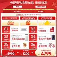 卡萨帝（Casarte）揽光WB滚筒洗衣机全自动家用 10公斤直驱变频  智能投放 精华洗 CE B10LWBU1 家电国家补贴