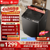 小天鹅(LittleSwan)波轮洗衣机 全自动家用10KG大容量水魔方防缠绕直驱变频除菌换新补贴TB100V81DT京东自营租房首选