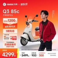 九号（Ninebot）【千玺同款】Q3 85c 电动摩托车 智能智驾 长续航【门店自提】 到门店选颜色