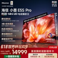 海信电视【价保618】小墨E5S Pro 100吋【送装一体-底座版本】RGB-MiniLED玲珑真彩背光信芯墨晶屏