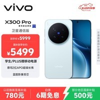 vivo X300 Pro 卫星通信版 12GB+512GB 自在蓝 蔡司2亿APO超级长焦 蓝图影像双芯 拍照 AI手机