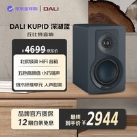 达尼（DALI）丘比特高保真无源音箱家用客厅影音发烧级书架音箱深湖蓝色