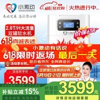 小激动双罐软水机家用2.8T/H大流量小型厨下式 全自动中央全屋净水软水系统套装 软化水除垢净水器设备 中央软水机R300(2.8T/H处理量)