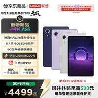 联想【新品抢先预约】联想AI平板 拯救者Y700 无极 8.4英寸5G游戏小平板电脑 SIM卡可通话5G全网通 12G+256G 云墨紫