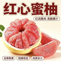 晟茂甄农福建红心蜜柚 三红柚新鲜采摘孕妇水果清甜爆汁柚子当季时令生鲜 净重4-5斤（2-3枚）