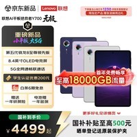 联想【新品抢先预约】联想AI平板 拯救者Y700 无极 8.4英寸5G游戏小平板电脑 SIM卡可通话5G全网通 12G+256G 冰魄白