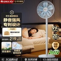 格力（GREE）【花精灵Se】一级能效直流变频轻音节能遥控电风扇卧室落地扇大风量静音家用风扇