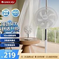 格力(GREE)【静音强风】大风量电风扇家用随温变落地扇轻音节能立式智能遥控风扇易拆洗家用电扇FD-35X71Bh7