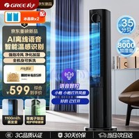 格力（GREE）【智能语音】冷静宝家用空调扇冷风扇等离子除菌静音落地水冷塔扇大容量冷气扇小空调KS-06S80DVag