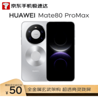 HUAWEI Mate 80 Pro Max 16GB+512GB极地银 麒麟9030 Pro 全金属玄武架构 超透亮灵珑屏华为直屏鸿蒙手机