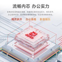 和谐号（HEXIEHAO）21.5英寸高清一体机电脑台式主机（AMD A8强芯/8G/256G 键鼠)网课办公商用家