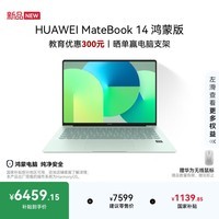 华为MateBook 14 鸿蒙版笔记本电脑 国家补贴 2.8K OLED触控屏 鸿蒙AI 24GB 1TB原野绿 圆键盘
