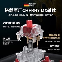 CHERRY樱桃MX1.1黑曜极光 机械键盘87键 游戏键盘 悬浮式无钢结构 有线键盘RGB灯效 黑色茶轴