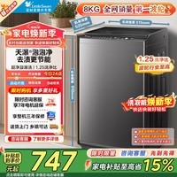 小天鹅（LittleSwan）波轮洗衣机全自动 健康免清洗家用大容量 免清洗不脏桶 宿舍 租房神器 变频 波轮 8kg V26DT