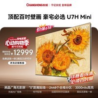 长虹电视【价保618】100U7H Mini 100英寸【包安装】 2448分区 巨幕电视机 以旧换新国补15%