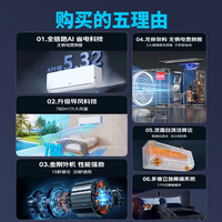 海尔（Haier）智家出品统帅超省电空调国家补贴挂机1.5匹变频卧室 一级能效 冷暖两用双排铜管蒸发器以旧换新 超省电 1.5匹 【海尔出品】热销35LA1