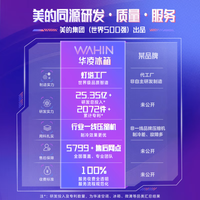 美的(Midea)出品华凌神机547双系统60cm超薄零嵌入一级能效风冷无霜双循环大容量十字法式开门超薄变频冰箱 十字547|零嵌双系统|仲夏夜