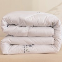 Krupp Corp纯新澳洲纯羊毛被子 冬被春秋被 柔软精梳羊毛保暖被芯 白羊毛 纯羊毛被,白色, 200X230cm【6斤】