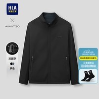 海澜之家(HLA)夹克男26新轻商务经典系列双面穿外套男春季 黑色14 L 175/92A 推荐137~150斤